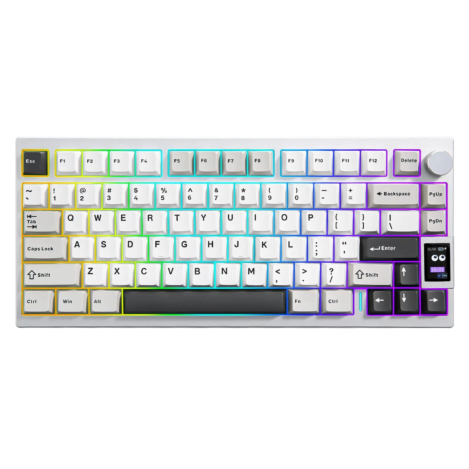 Yunzii AL80 LCD Mechanical Keyboard - Main Image