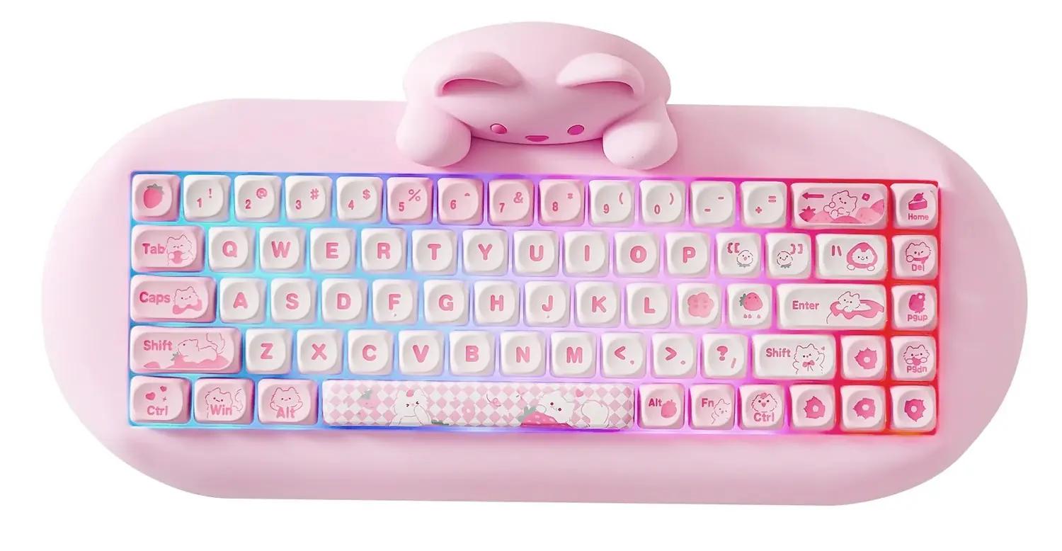 Yunzii C68 Cat Silicone Mechanical Keyboard - Main Image