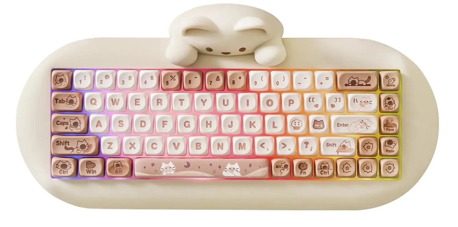 Yunzii C68 Cat Silicone Mechanical Keyboard - Thumbnail 2