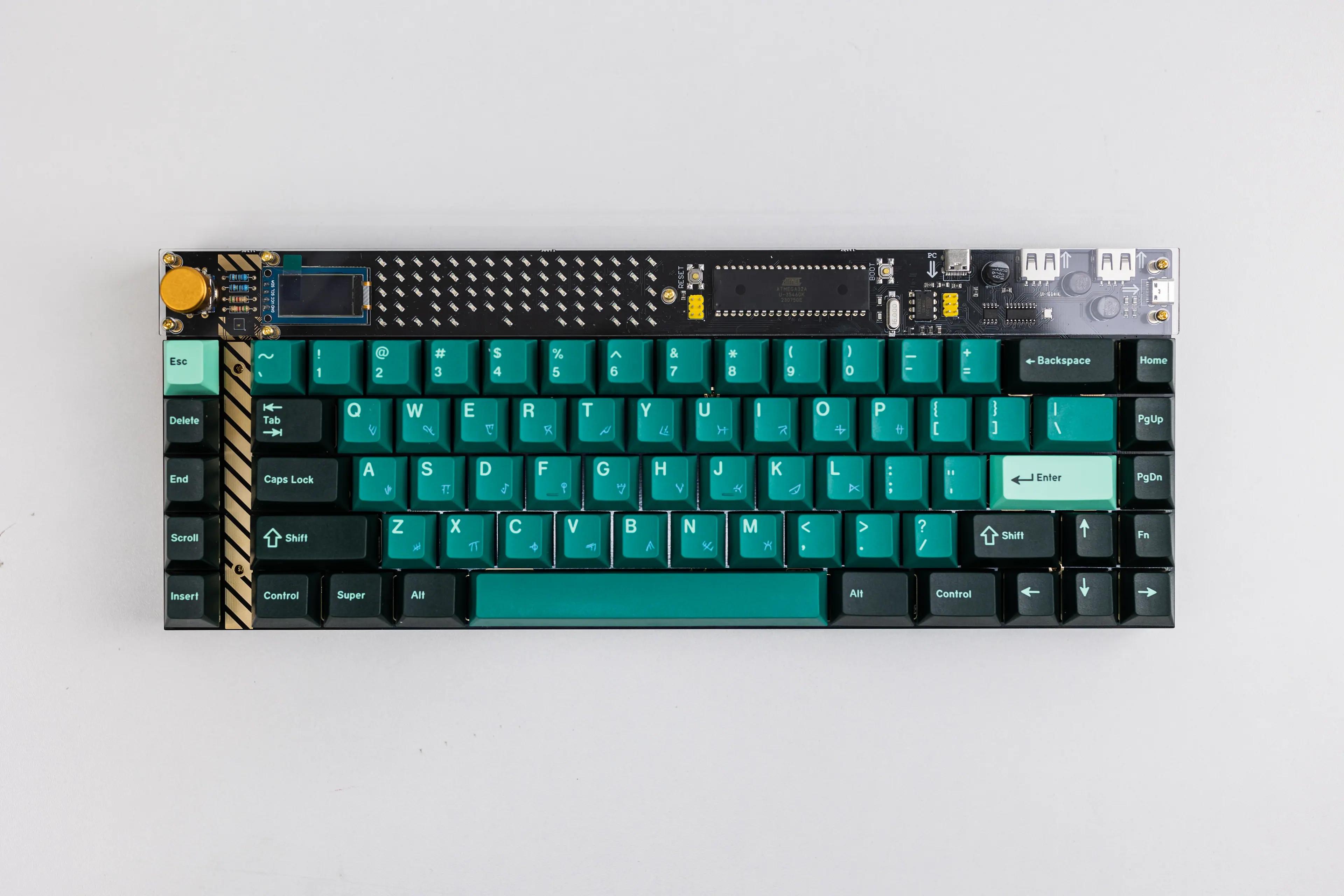 zFrontier Y2K 76 Terror Below Mechanical Keyboard - Main Image